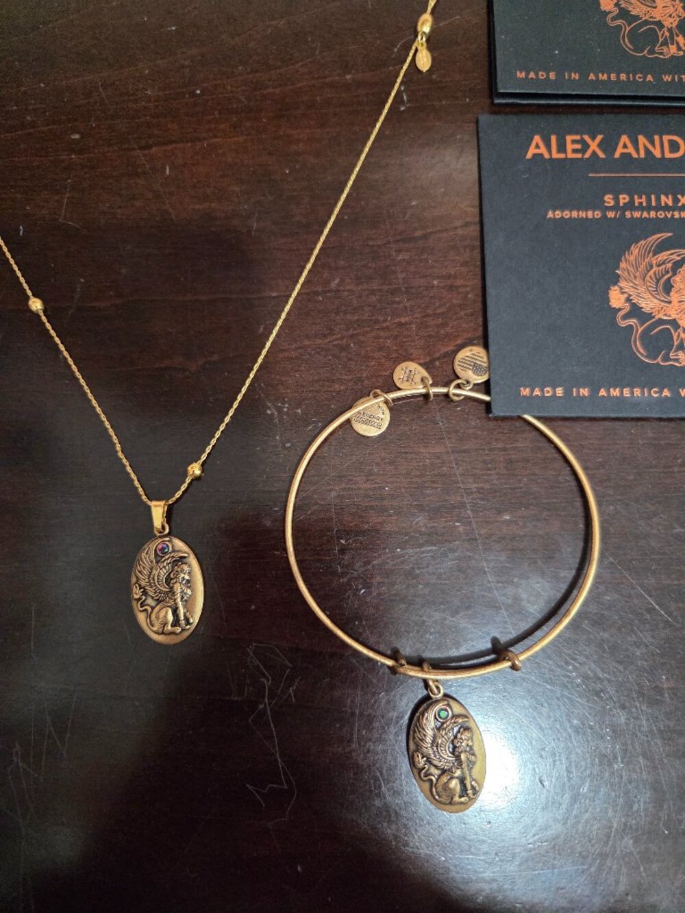 Alex and Ani Sphinx set